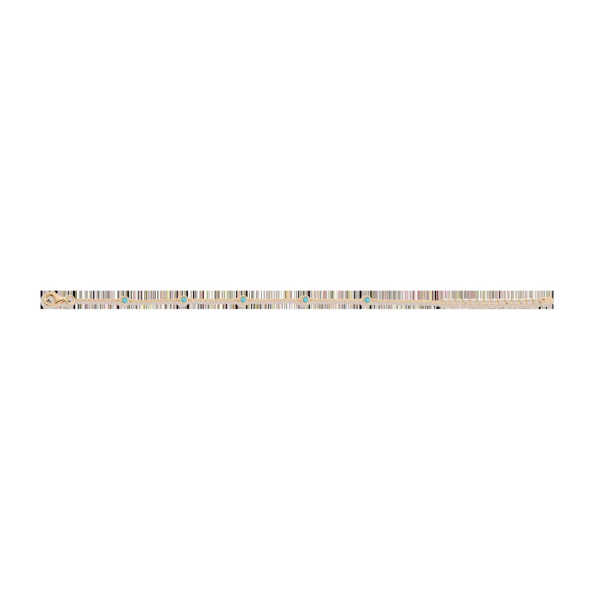 Aurate x Frye: Turquoise Station Bracelet