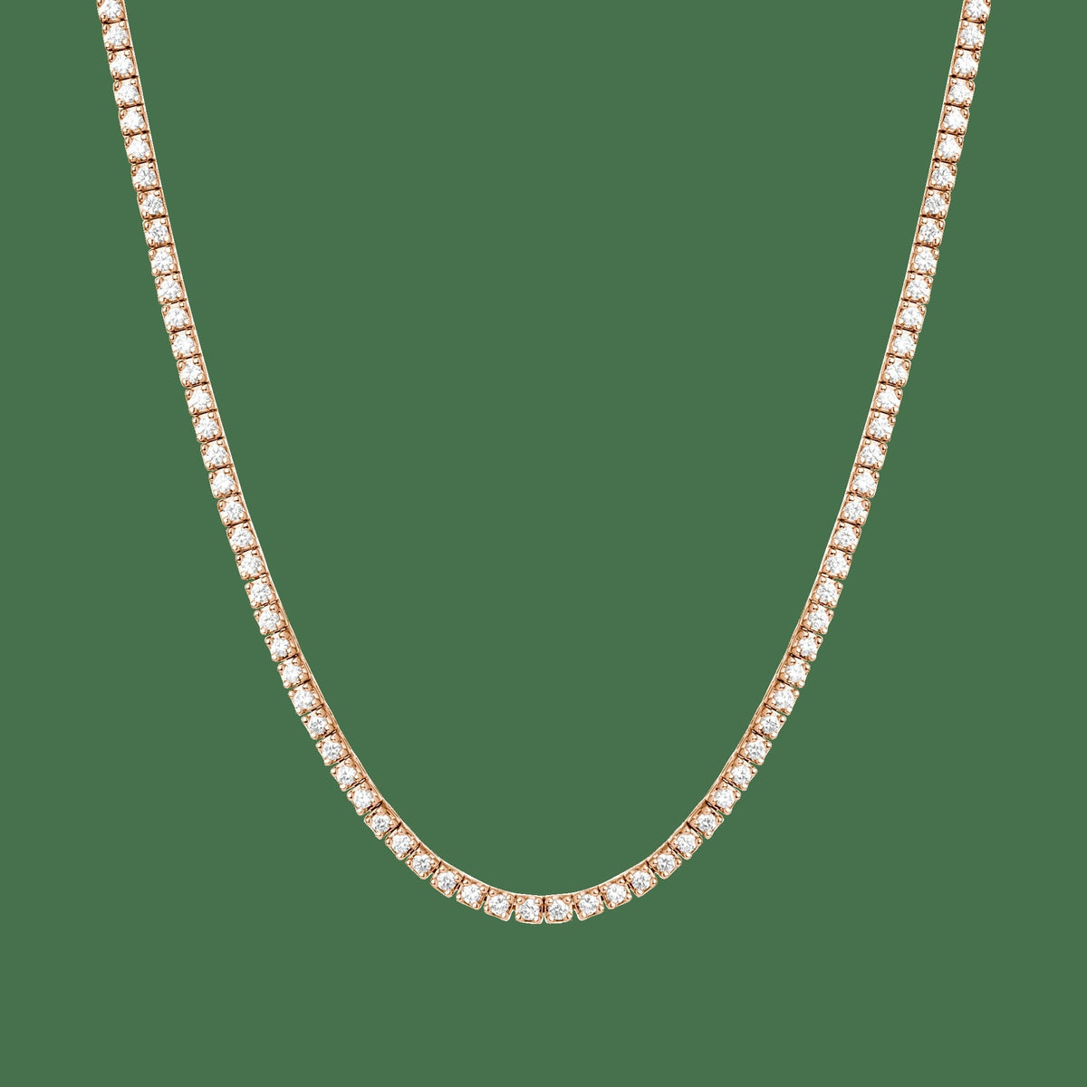 Classic Lab Grown Diamond Tennis Necklace