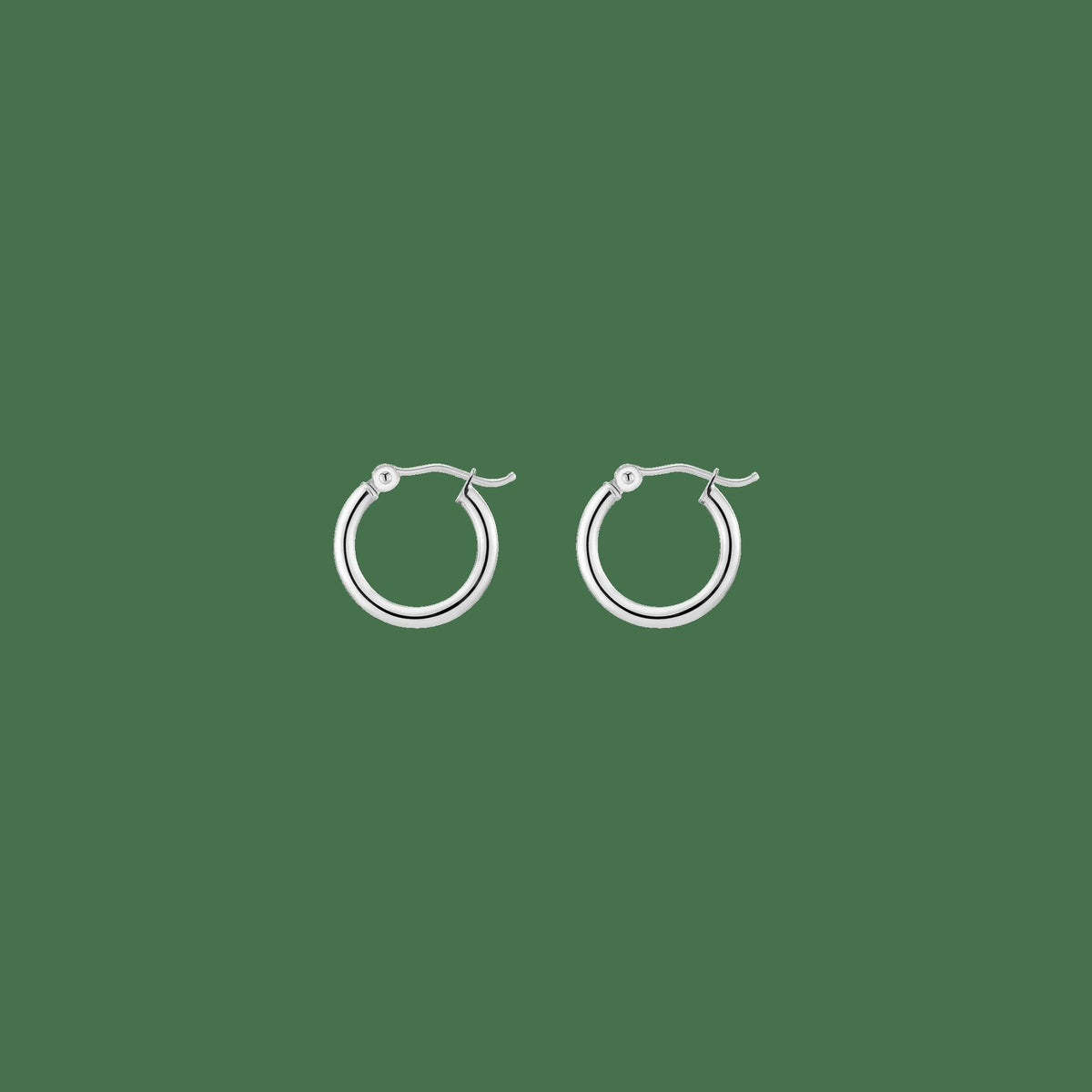Gold Hoop Earrings - 2mm