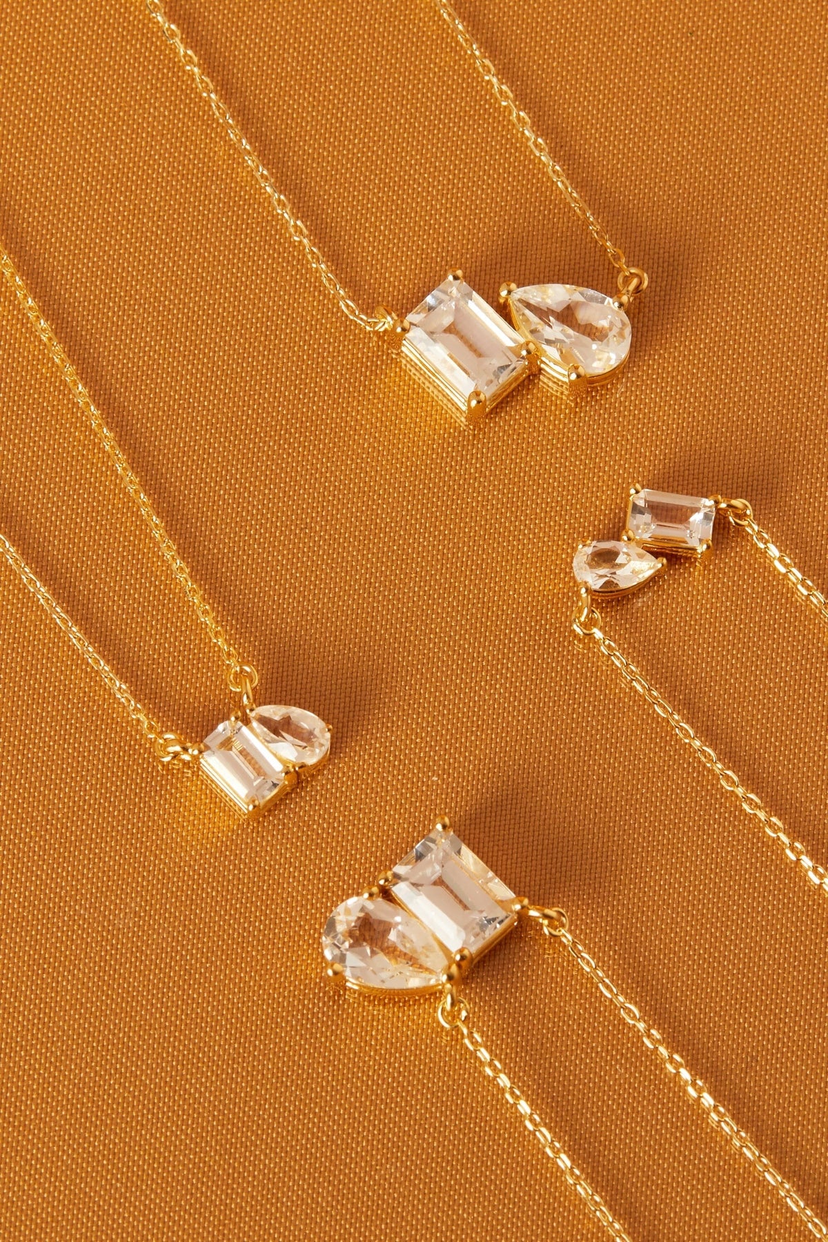 Toi et Moi Gemstone Classic Necklace