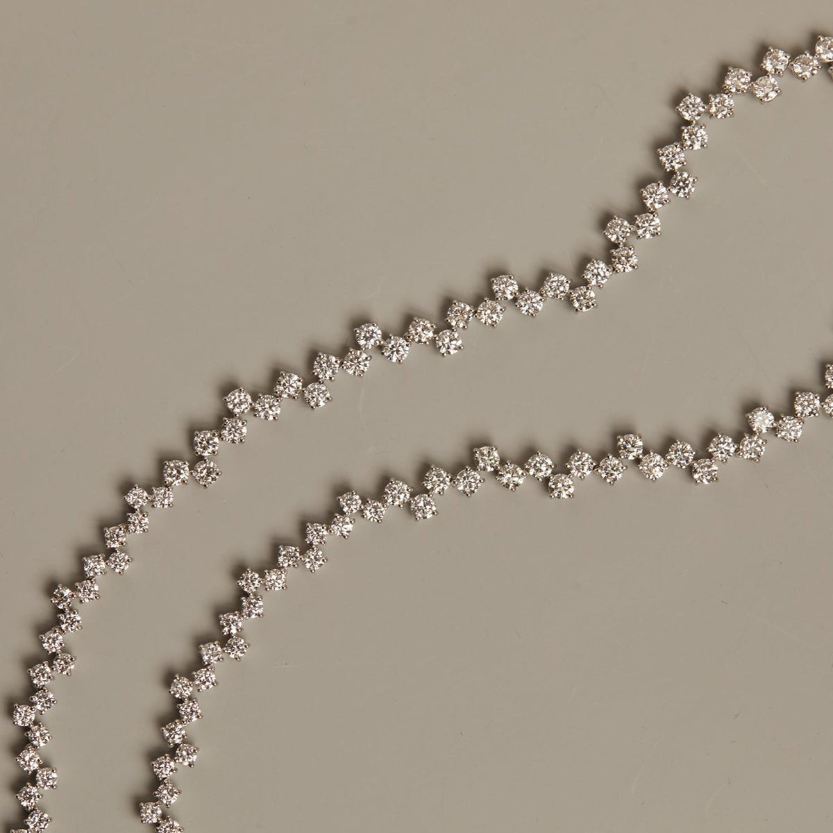16ct Floating Lab Grown Diamond Tennis Necklace