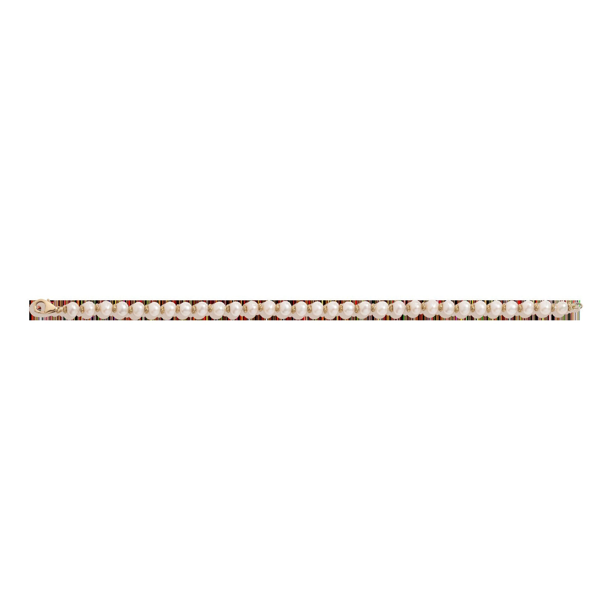 Aurate x Marilyn Monroe: Gold Knot Pearl Bracelet
