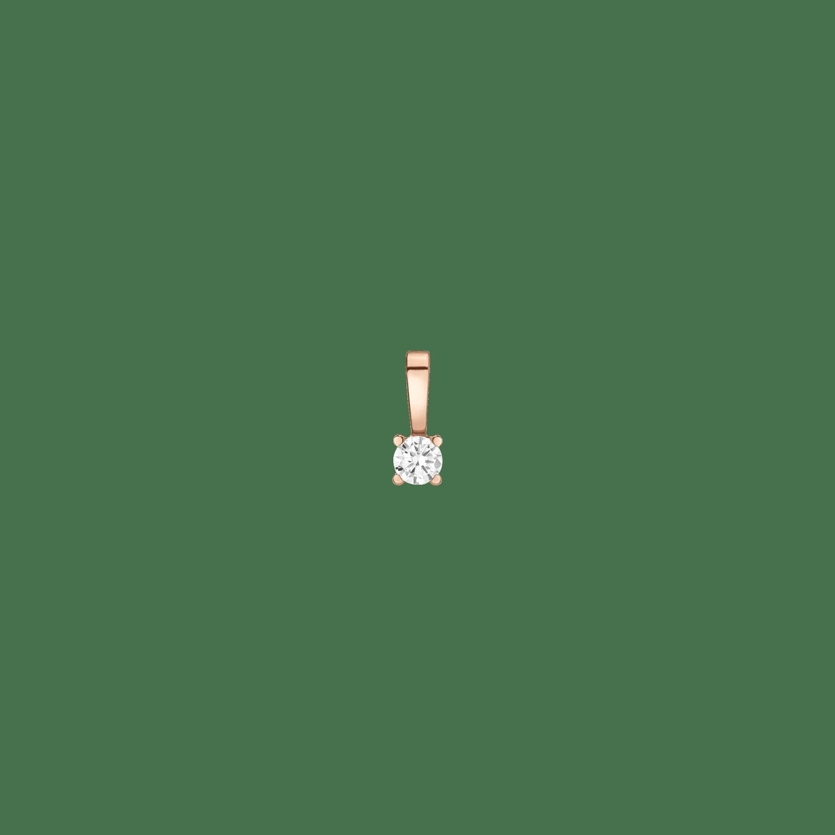 Lab Grown Diamond Solitaire Pendant