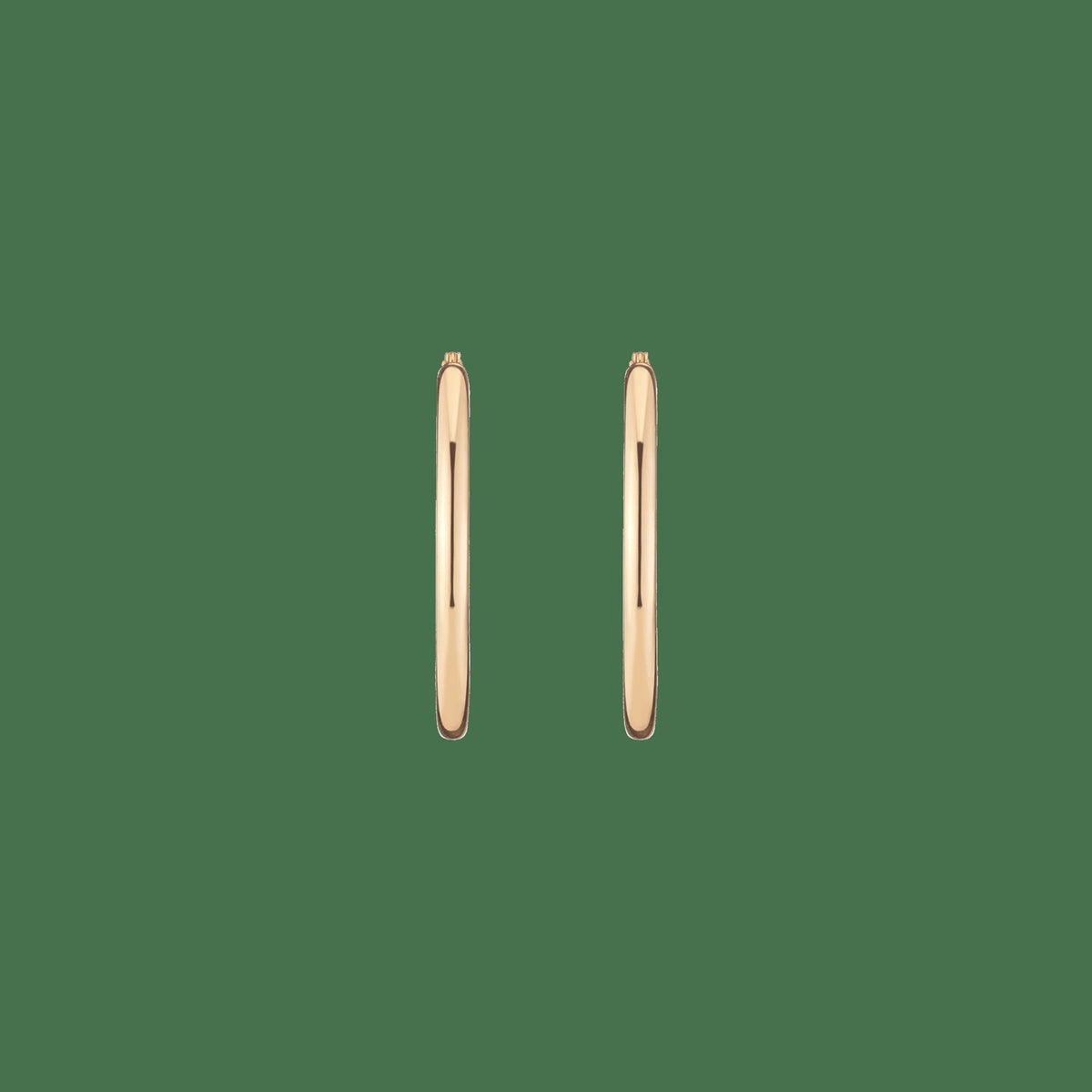 Gold Hoop Earrings - 3mm