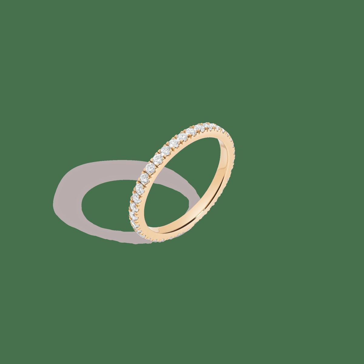 Pavé Lab Grown Diamond Eternity Ring