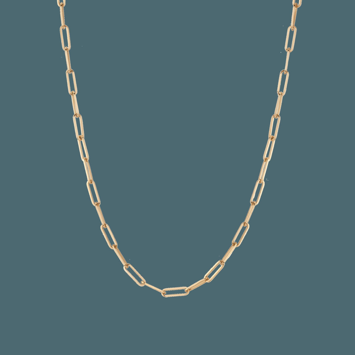Large Paperclip Chain Necklace