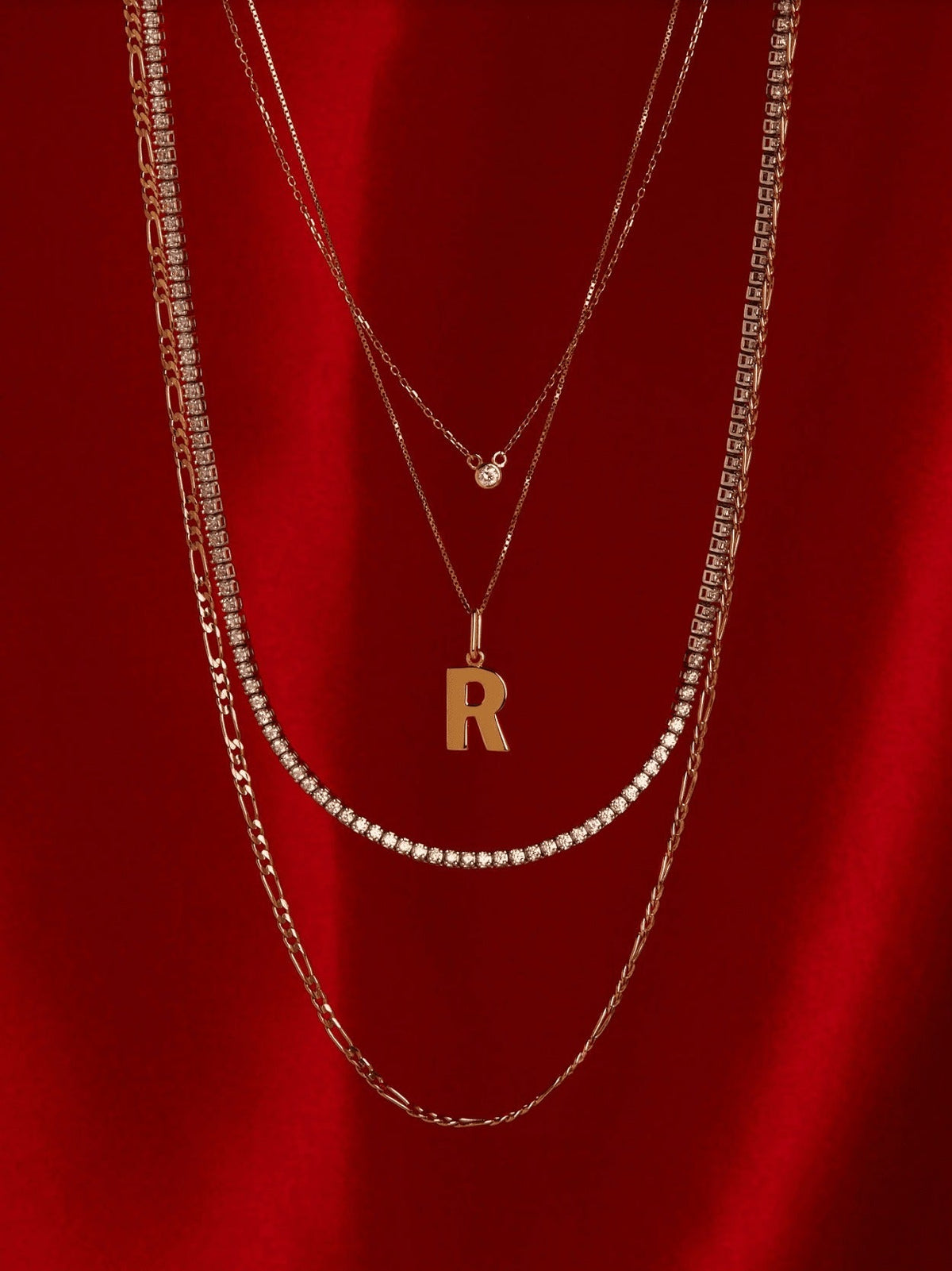 Mini Diamond Bezel Necklace
