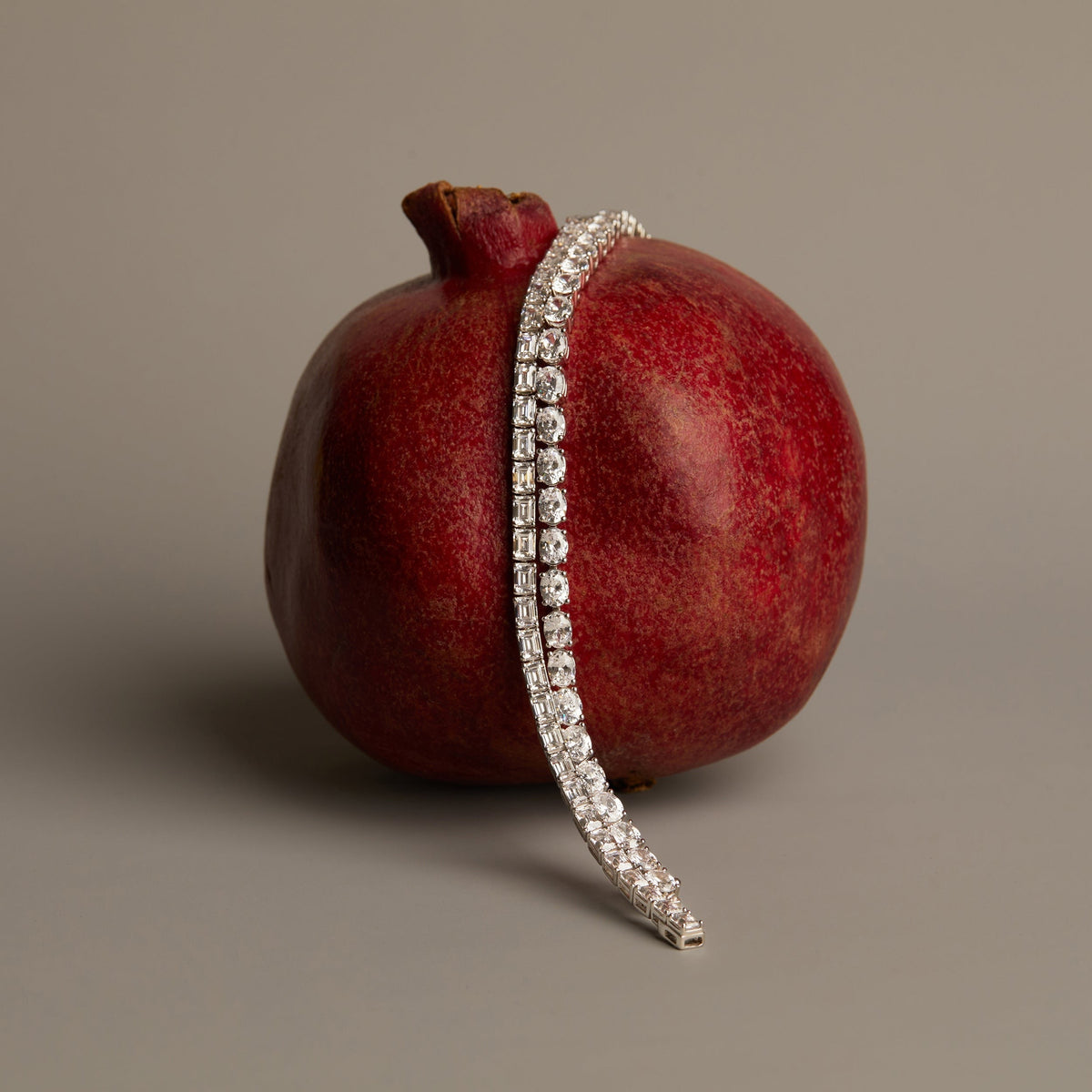 Lab Grown Diamond Emerald Tennis Bracelet