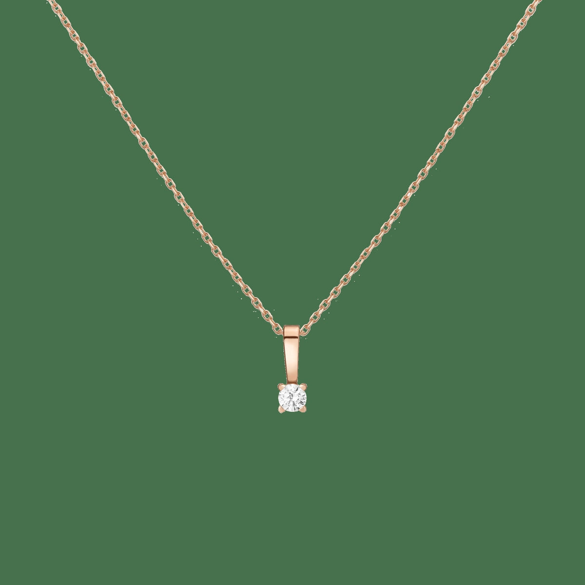 Lab Grown Diamond Solitaire Pendant