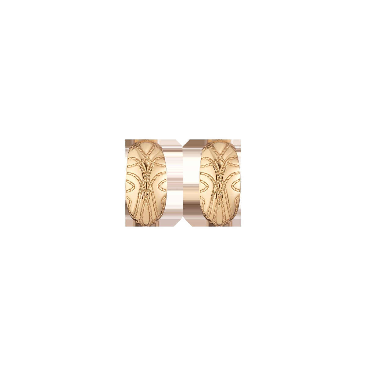 Aurate x Frye: Western Stitch Hoop Earrings