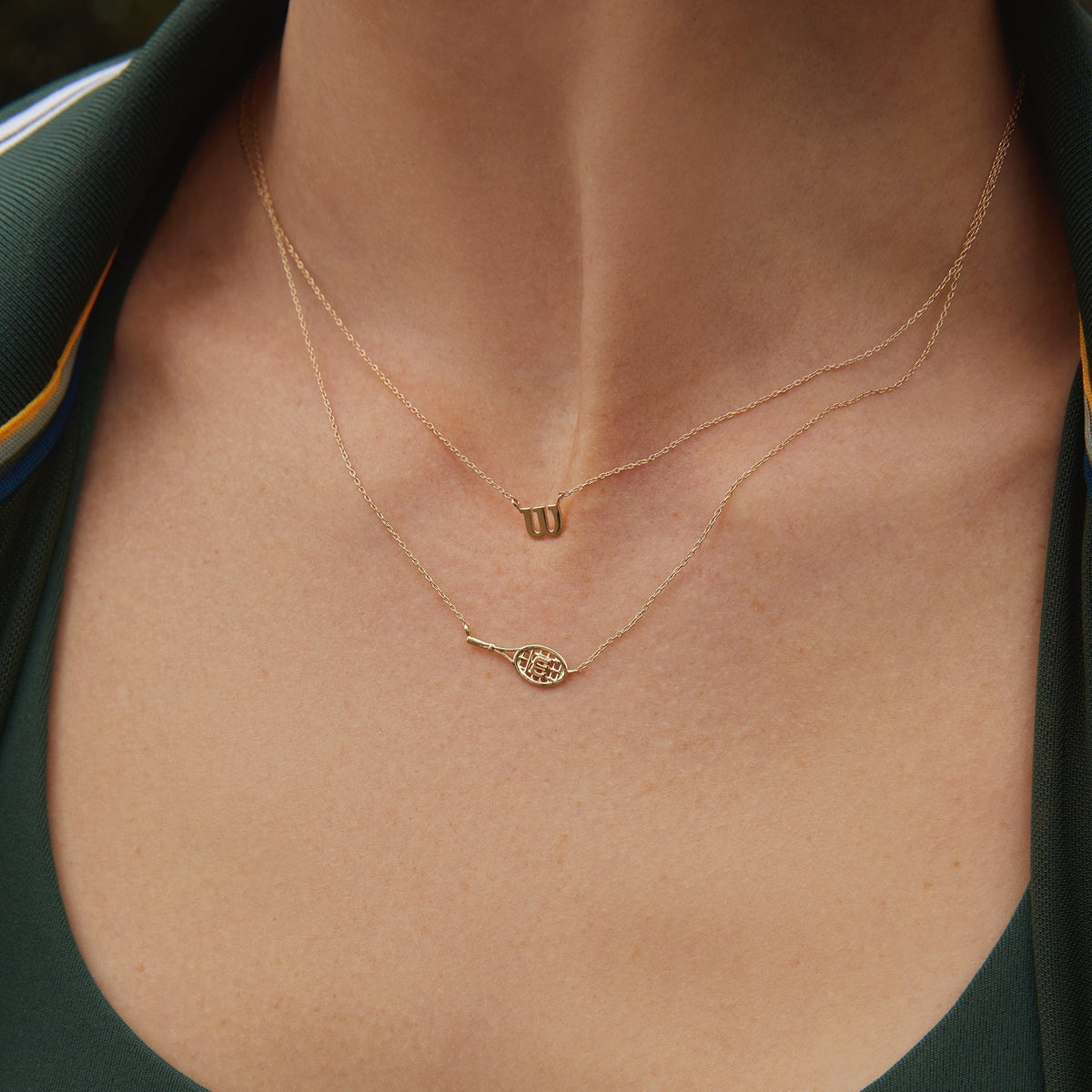 Aurate x Wilson: Dainty W Necklace