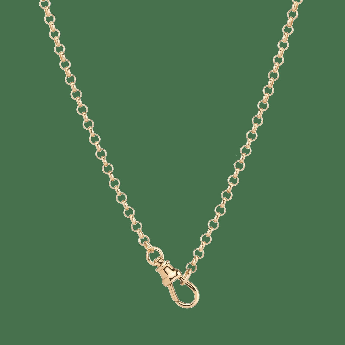 Gold Rolo Chain Necklace