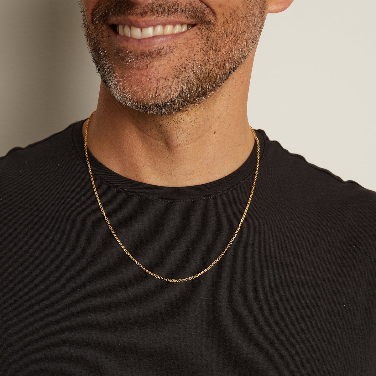 Small Rolo Chain Necklace