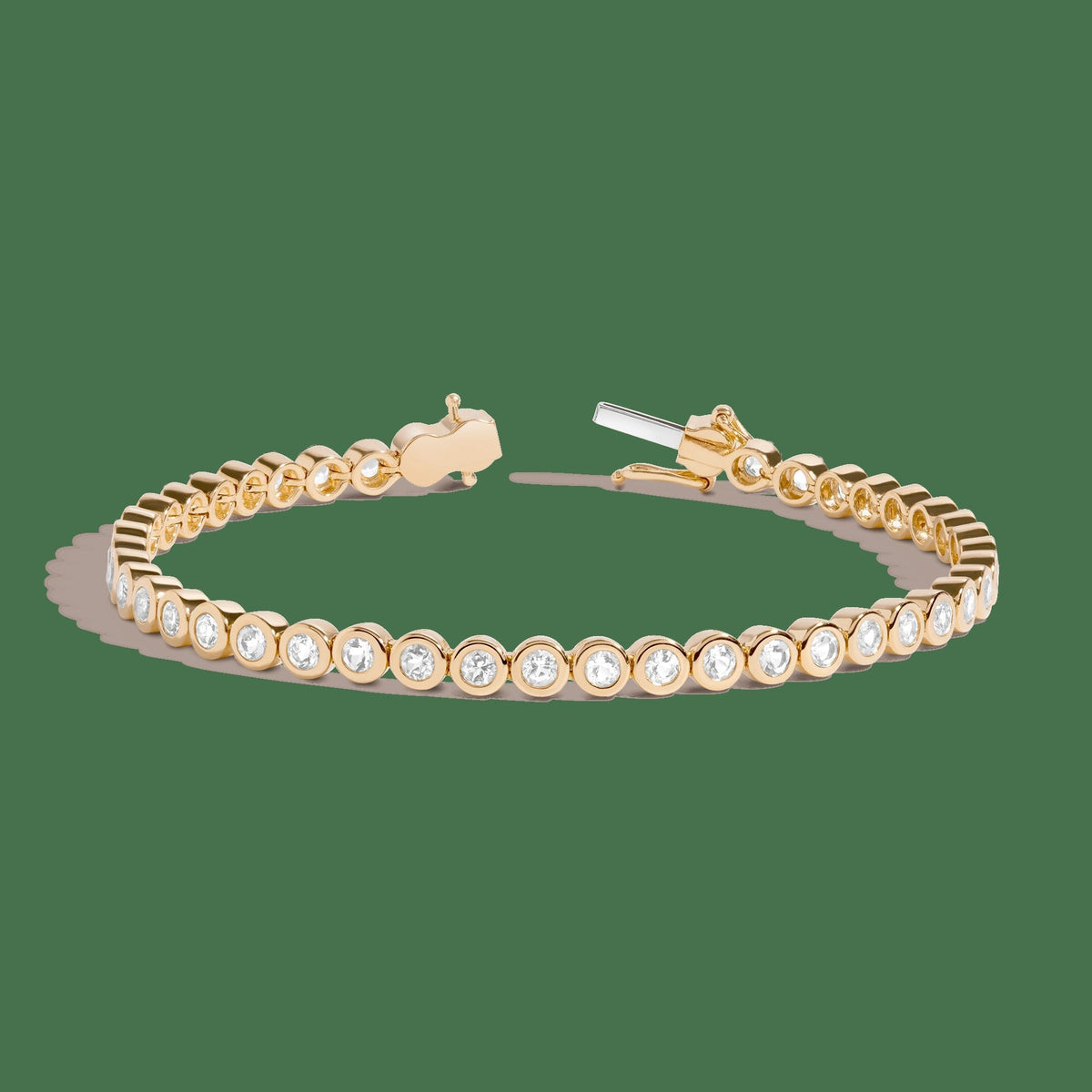 Diamond Bezel Tennis Bracelet