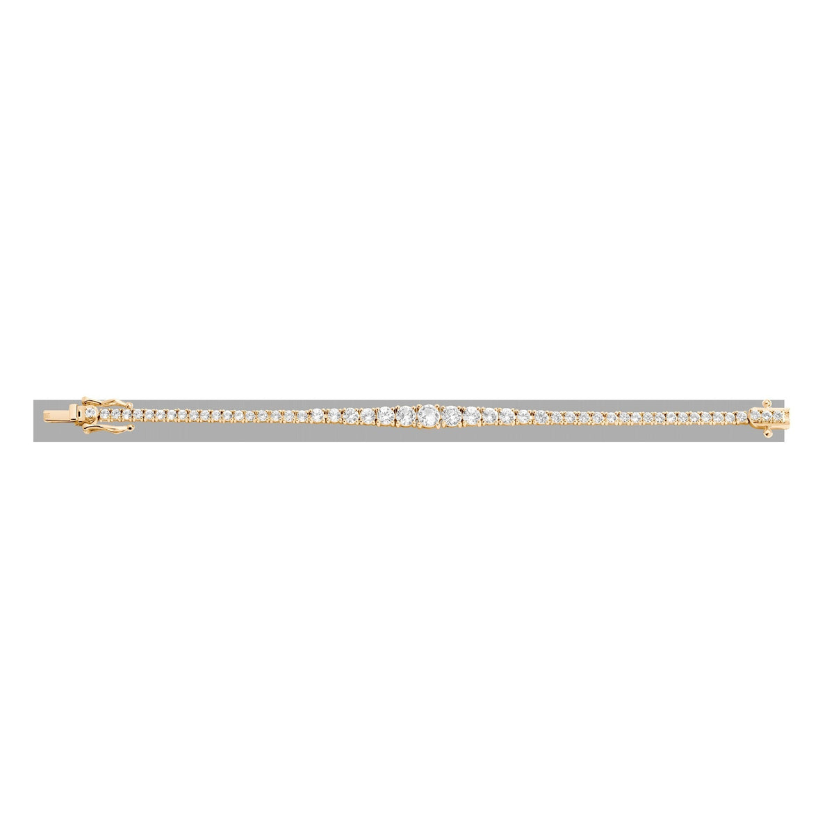Lab Grown Diamond Graduated Modern Tennis Bracelet