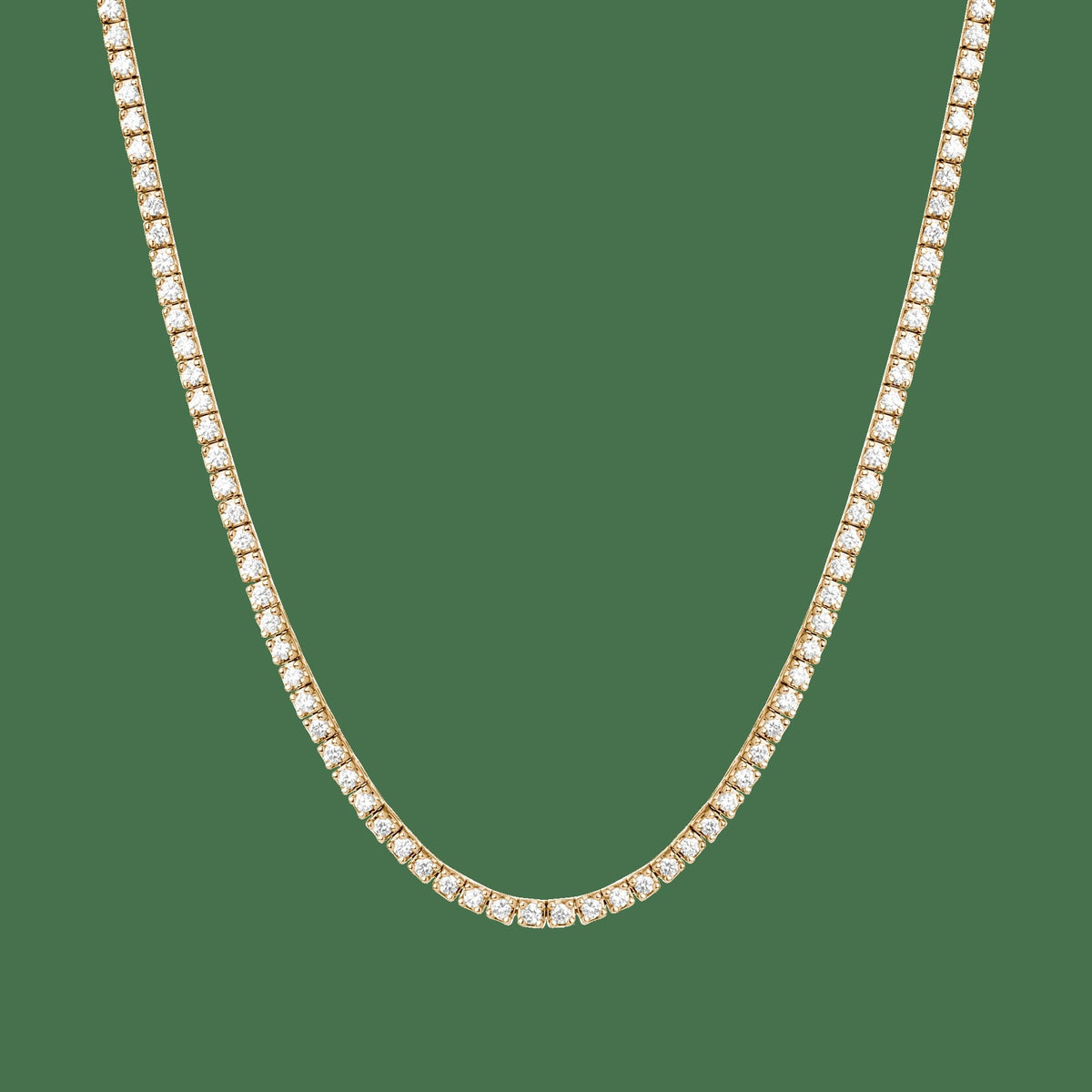Classic Lab Grown Diamond Tennis Necklace