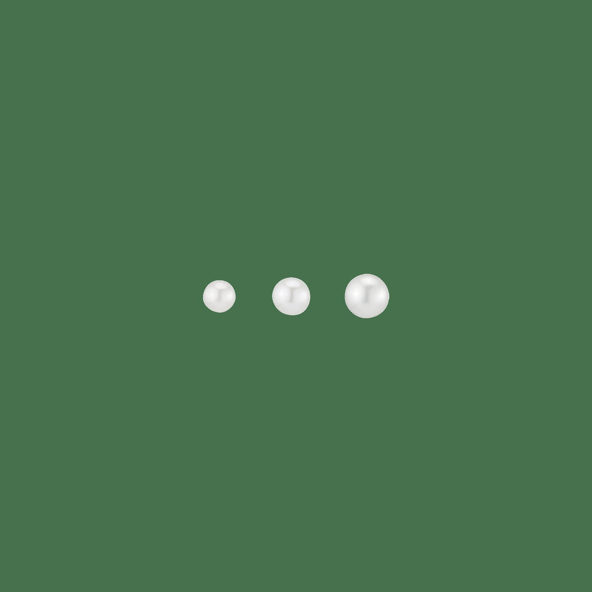 Pearl Studs 6mm