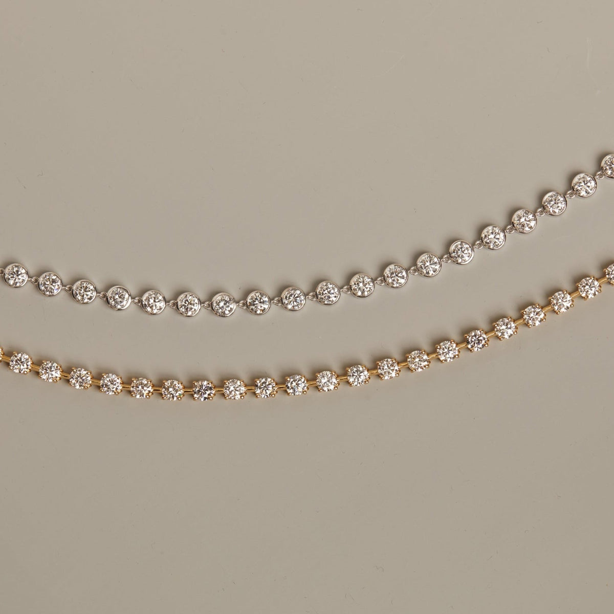 7ct Lab Grown Diamond Tennis Chain Bracelet