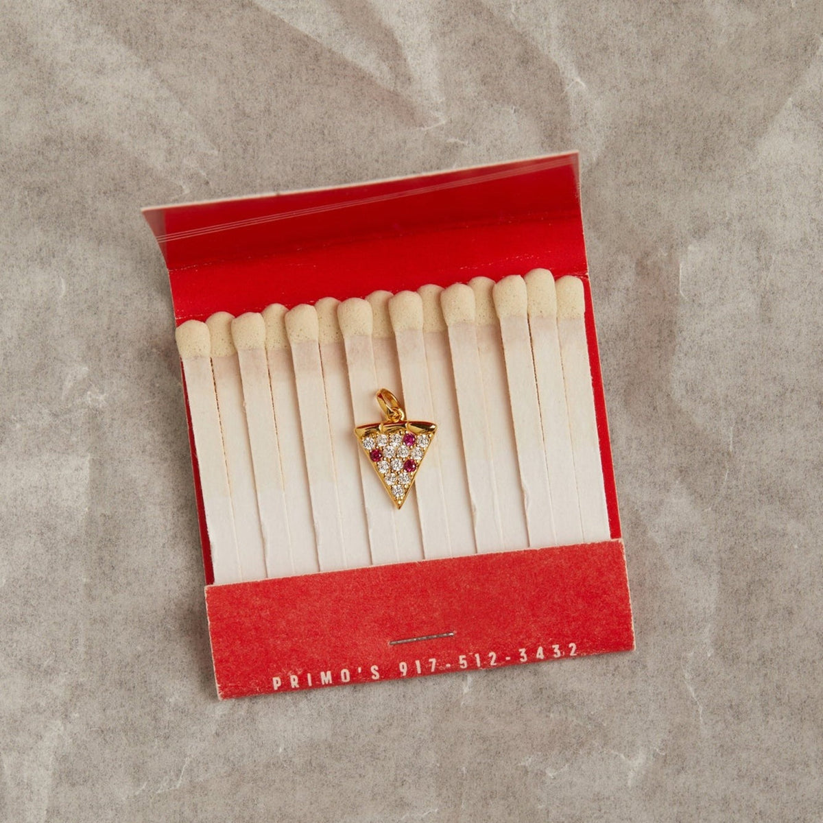 Dollar Slice Pizza Charm