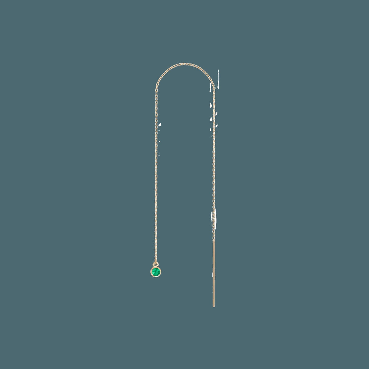 Birthstone Ear Chain Threader (Pair)