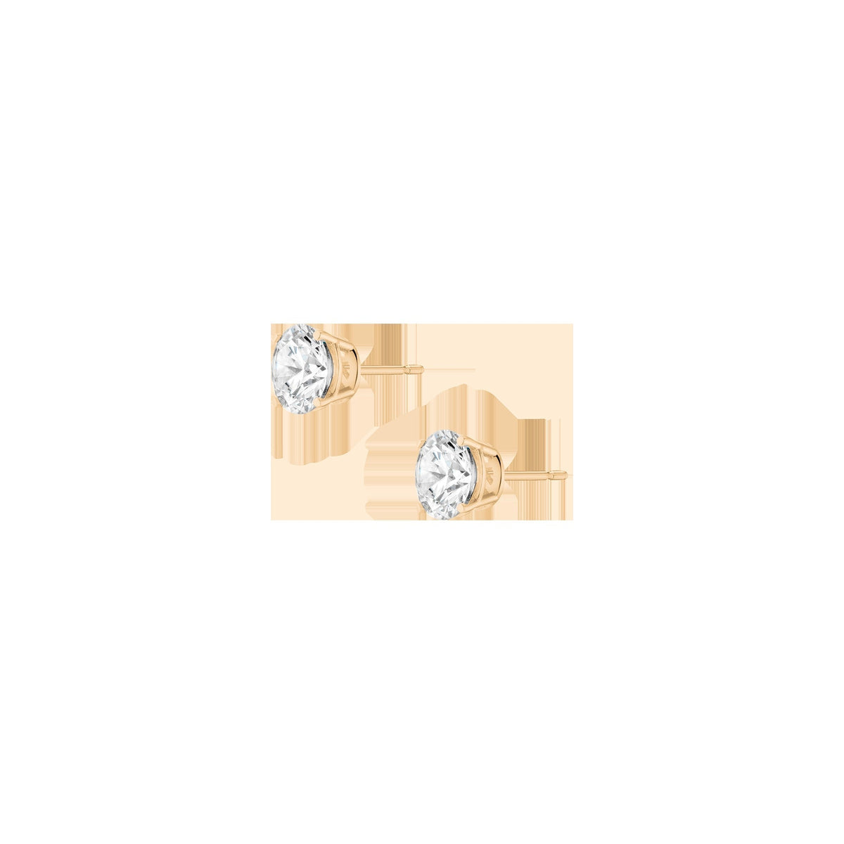 Luxury Round Lab Grown Diamond Studs