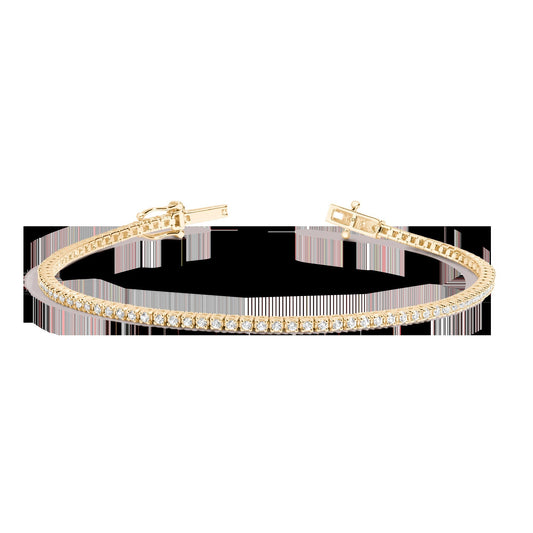 Petite Lab Grown White Sapphire Tennis Bracelet
