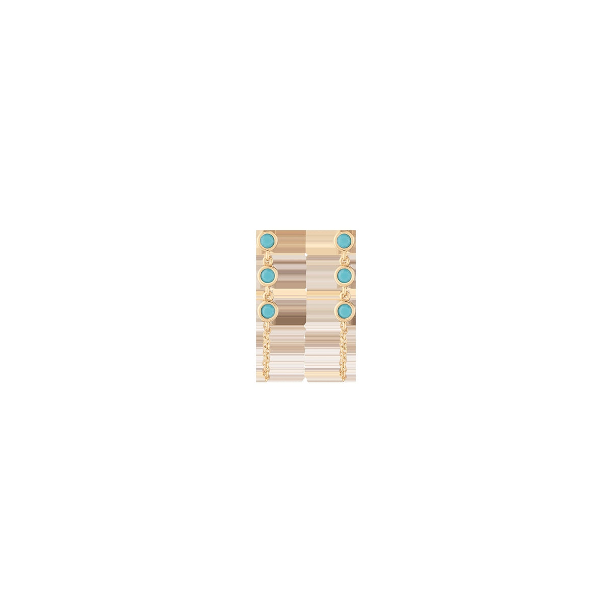Aurate x Frye: Turquoise Station Earrings