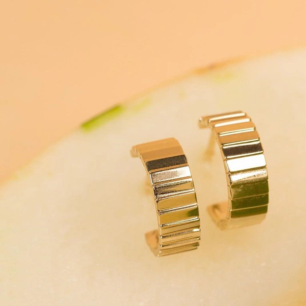 Infinity Huggie Earrings