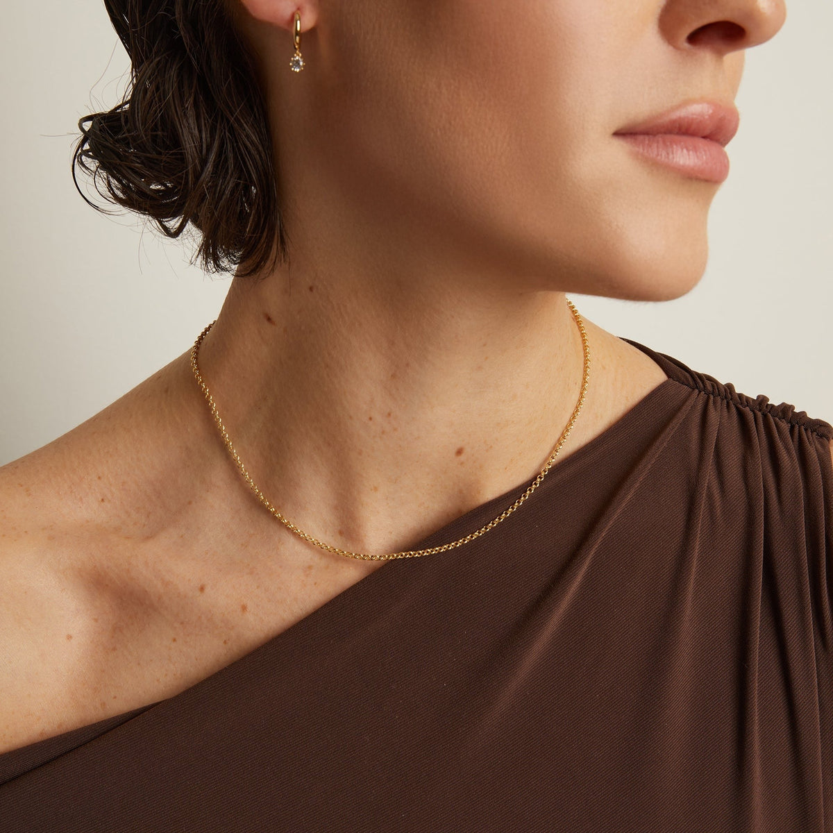 Small Rolo Chain Necklace