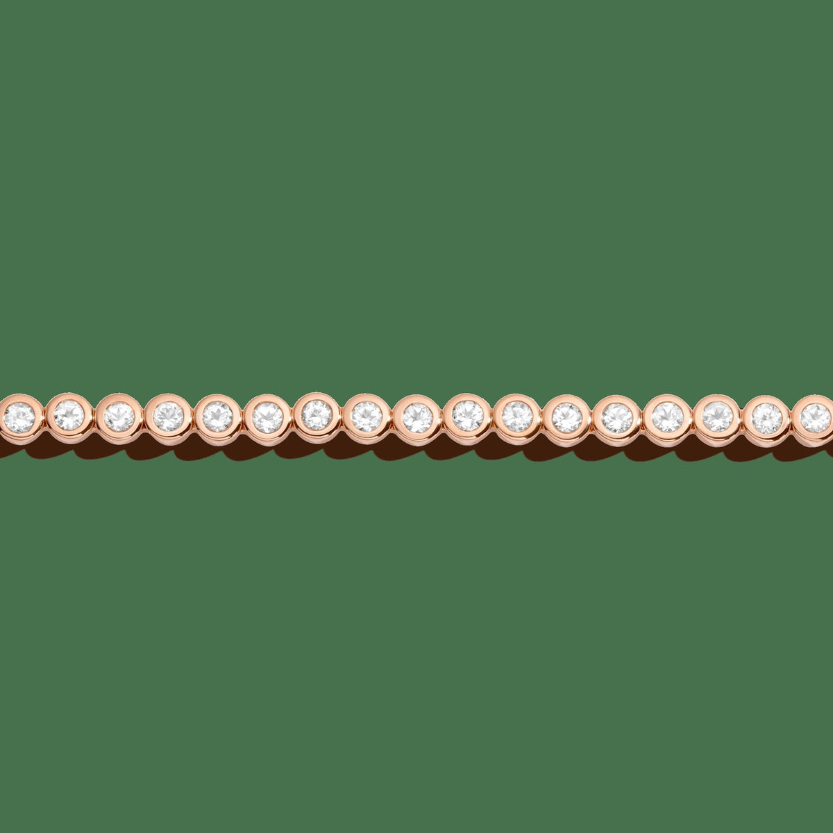 Diamond Bezel Tennis Bracelet