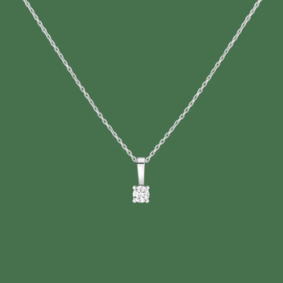 Lab Grown Diamond Solitaire Pendant