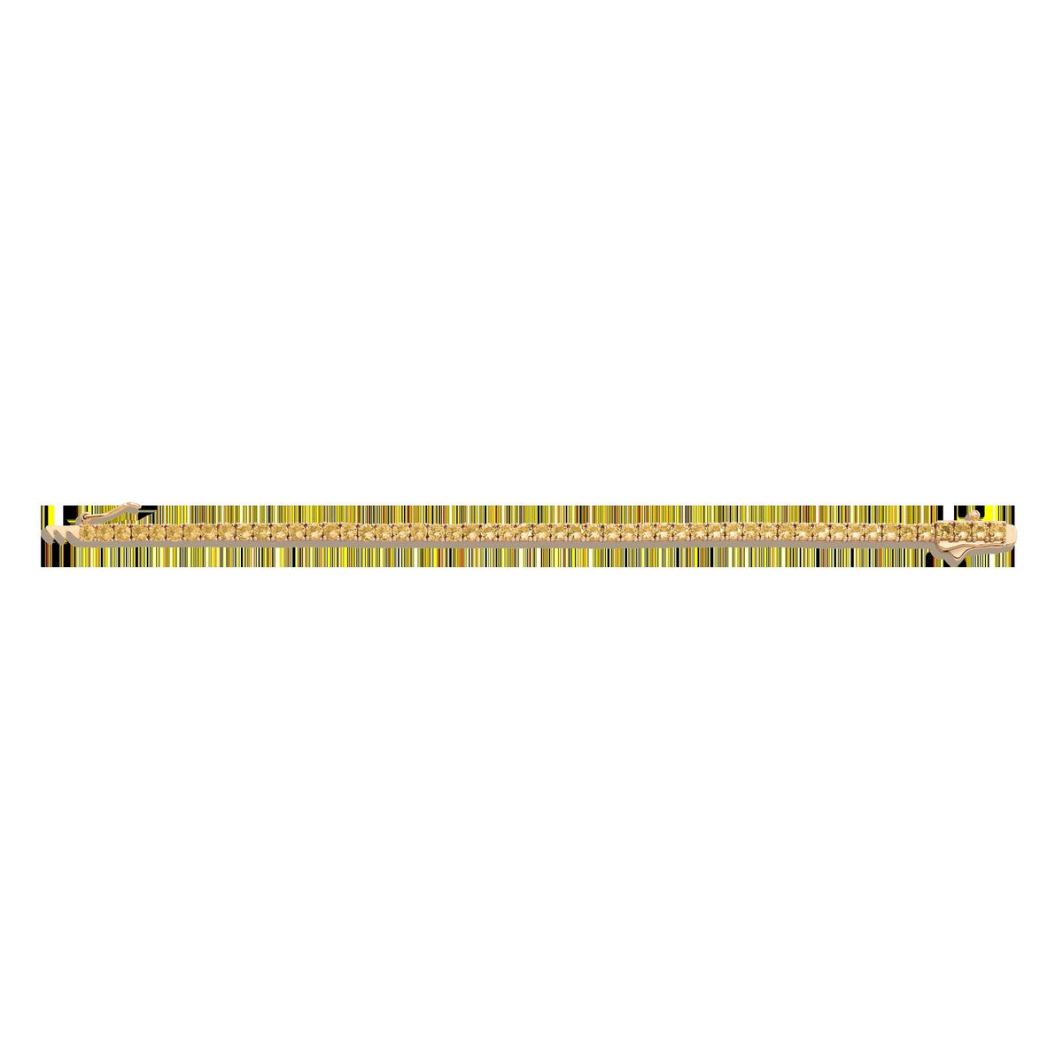 Lab Grown Citrine Tennis Bracelet
