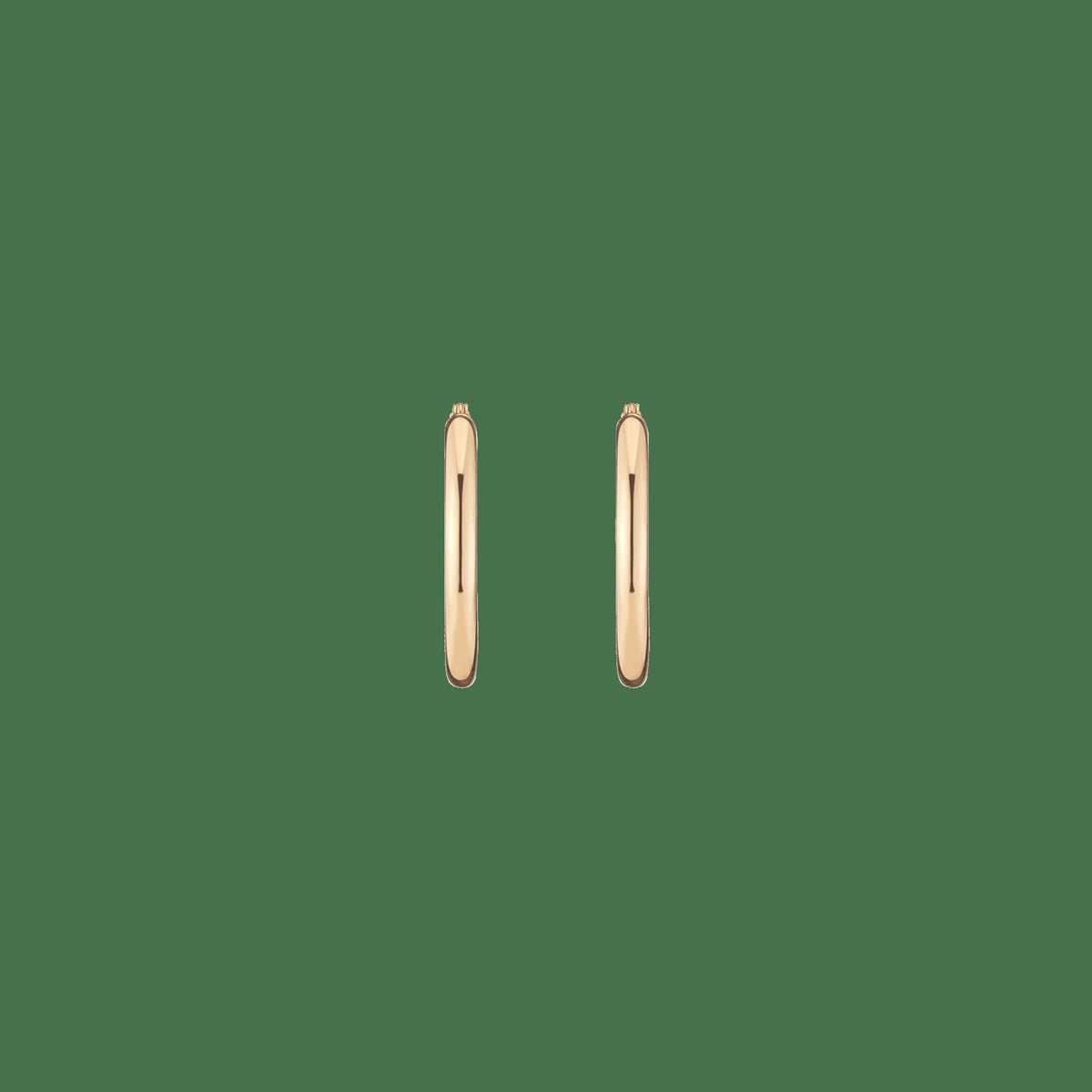 Gold Hoop Earrings - 3mm