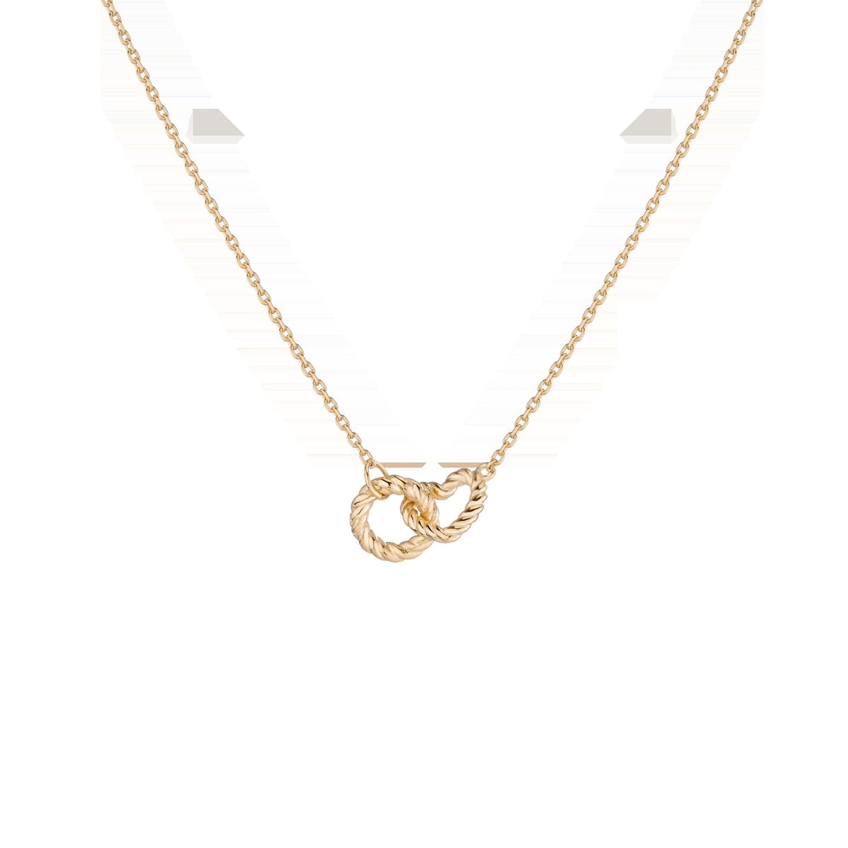 Heart Twist Connection Necklace