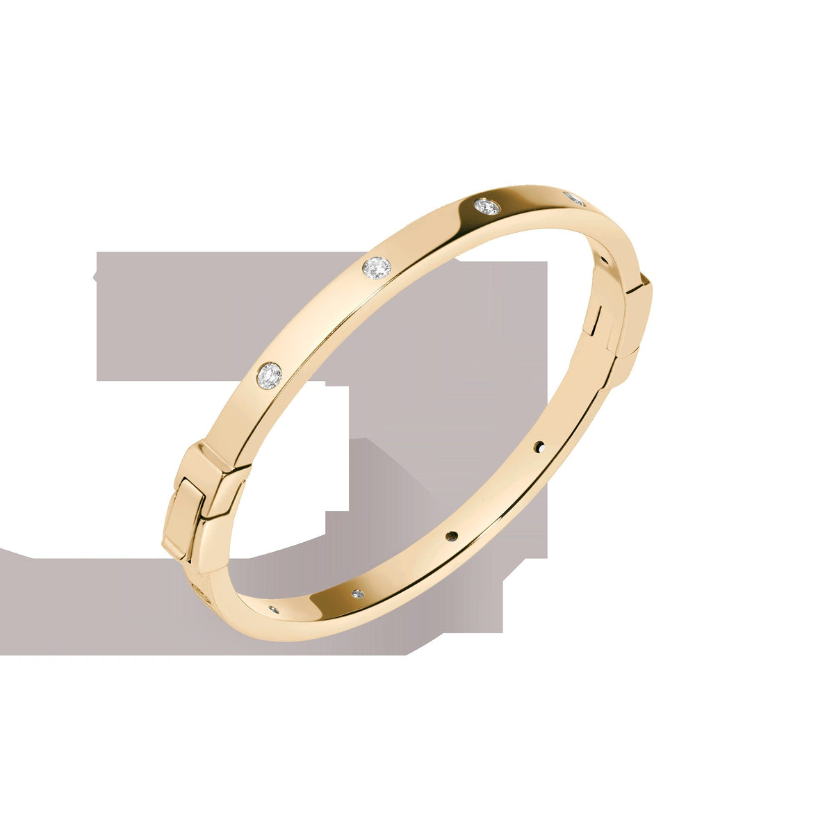 Lab Grown Diamond Station Cuff Bracelet