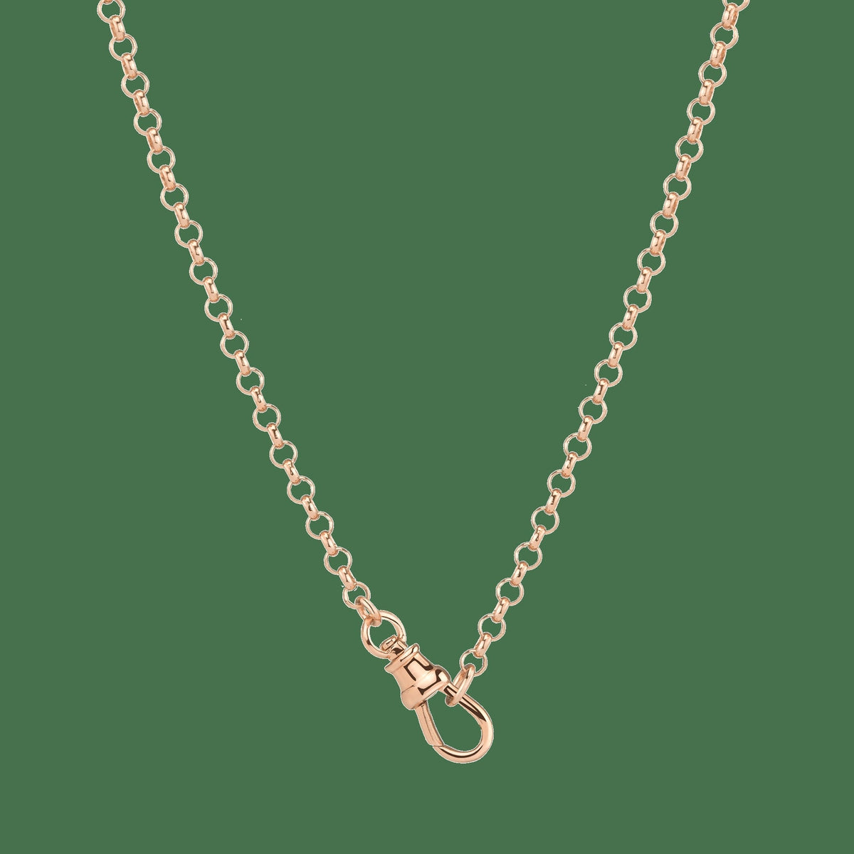 Gold Rolo Chain Necklace