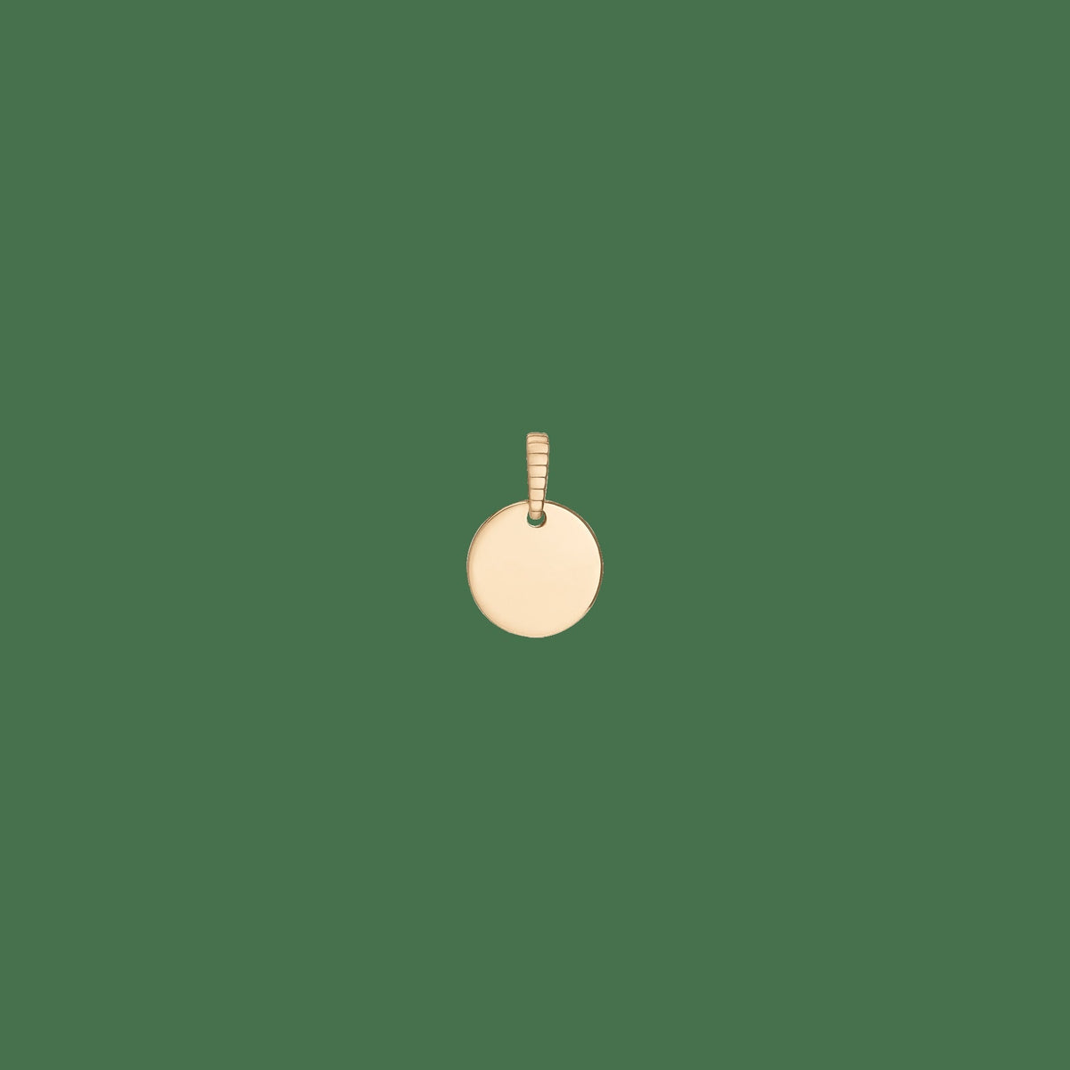 Story in Gold Engraved Pendant