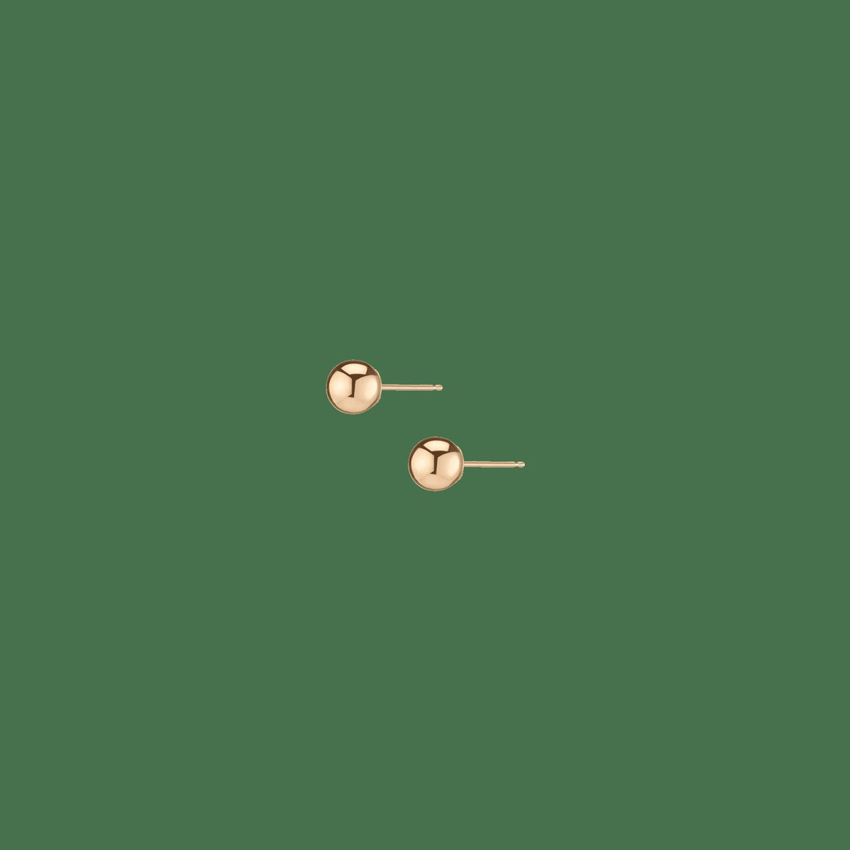 Gold Ball Studs 6mm