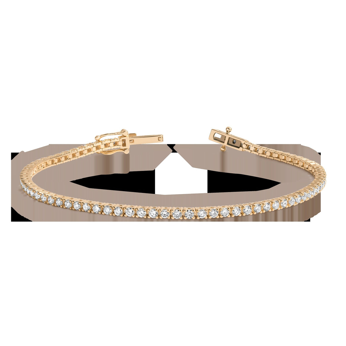 Personalized Lab Grown Diamond Tennis Bracelet
