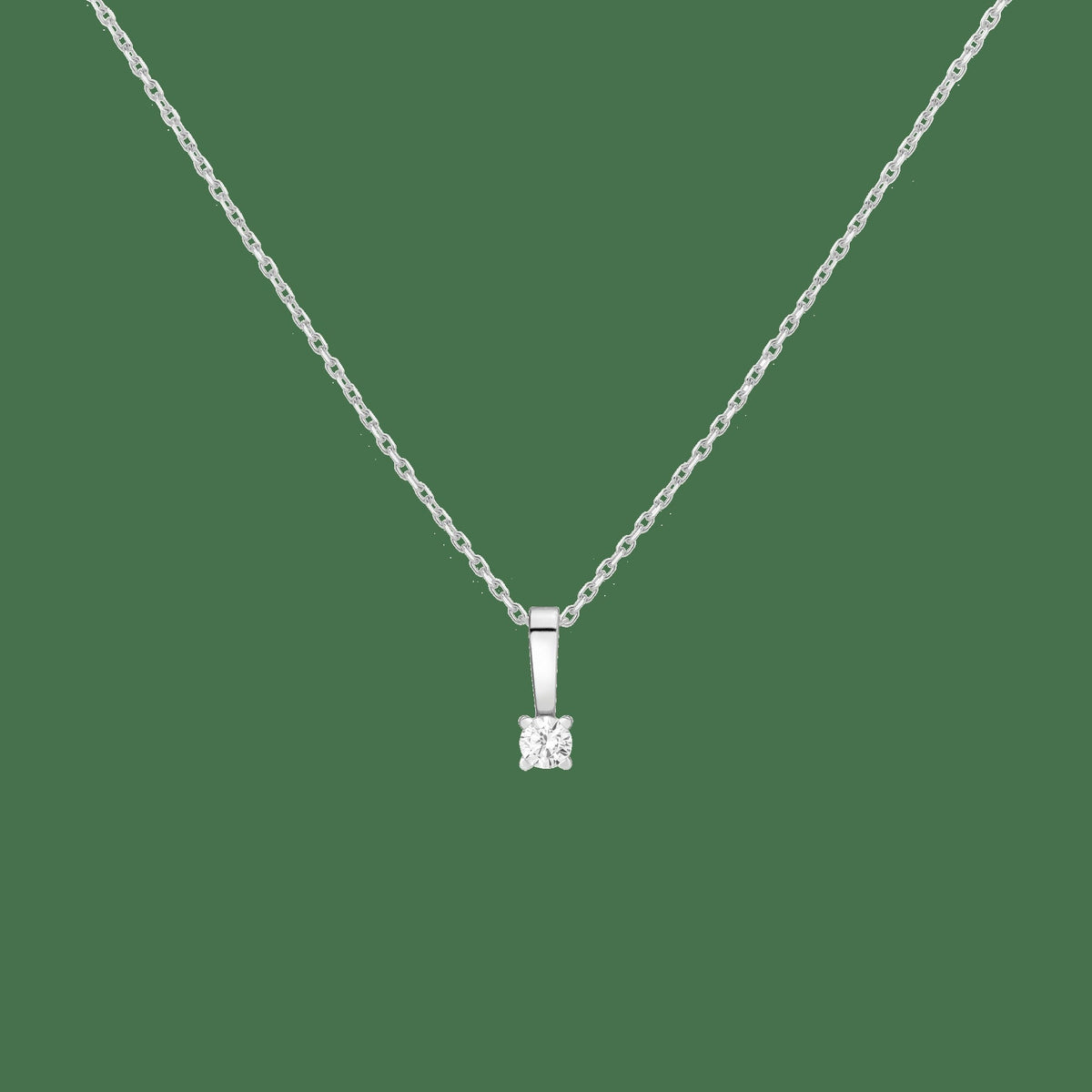 Lab Grown Diamond Solitaire Pendant