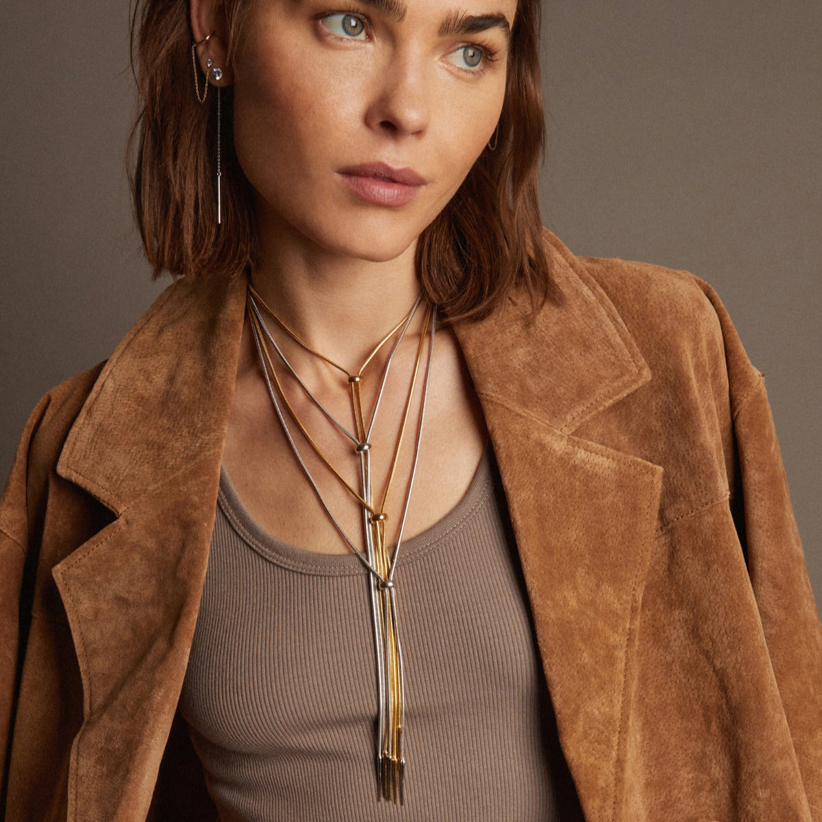 Aurate x Frye: Lasso Bolo Necklace