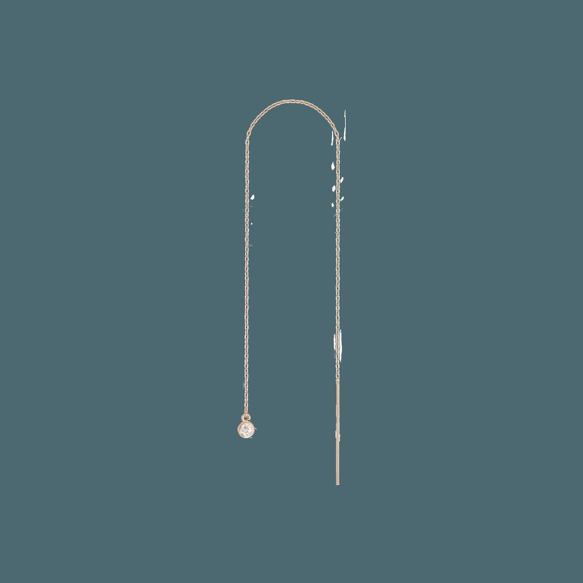 Birthstone Ear Chain Threader (Pair)