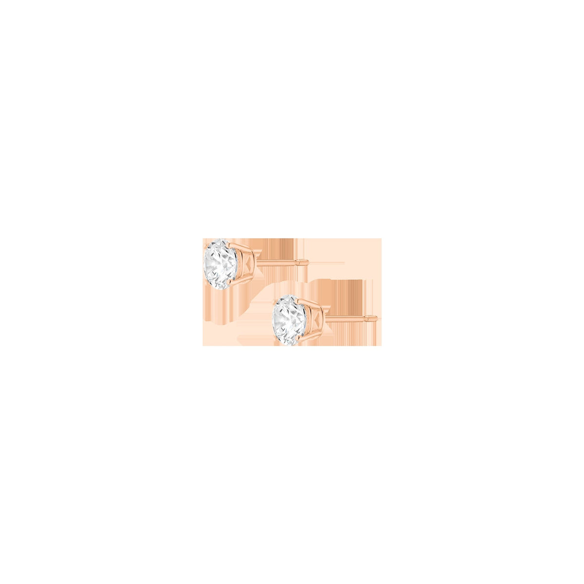 Luxury Round Lab Grown Diamond Studs