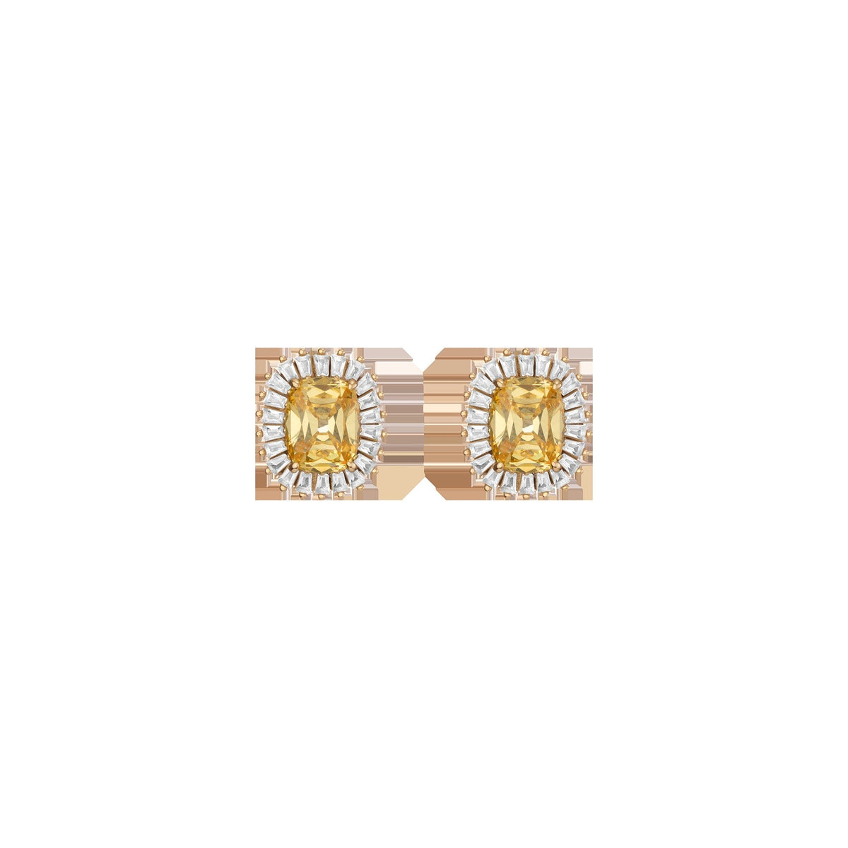 Lab Grown Yellow Canary Alexandra Earrings