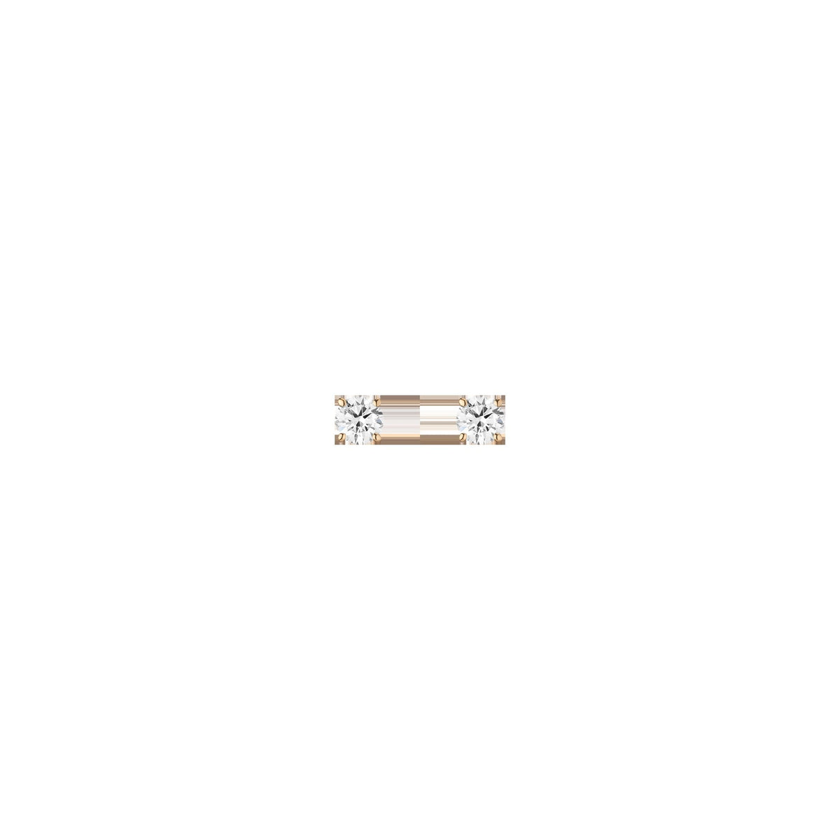 1ct Round Lab Grown Diamond Stud Earrings