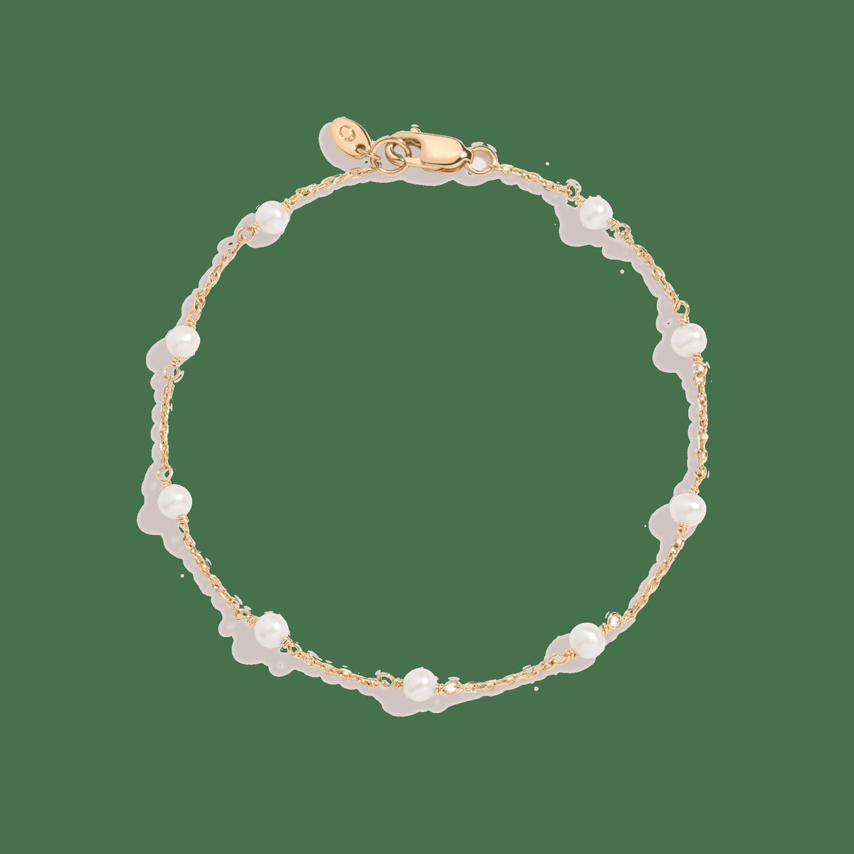 Classic Pearl Station Bracelet