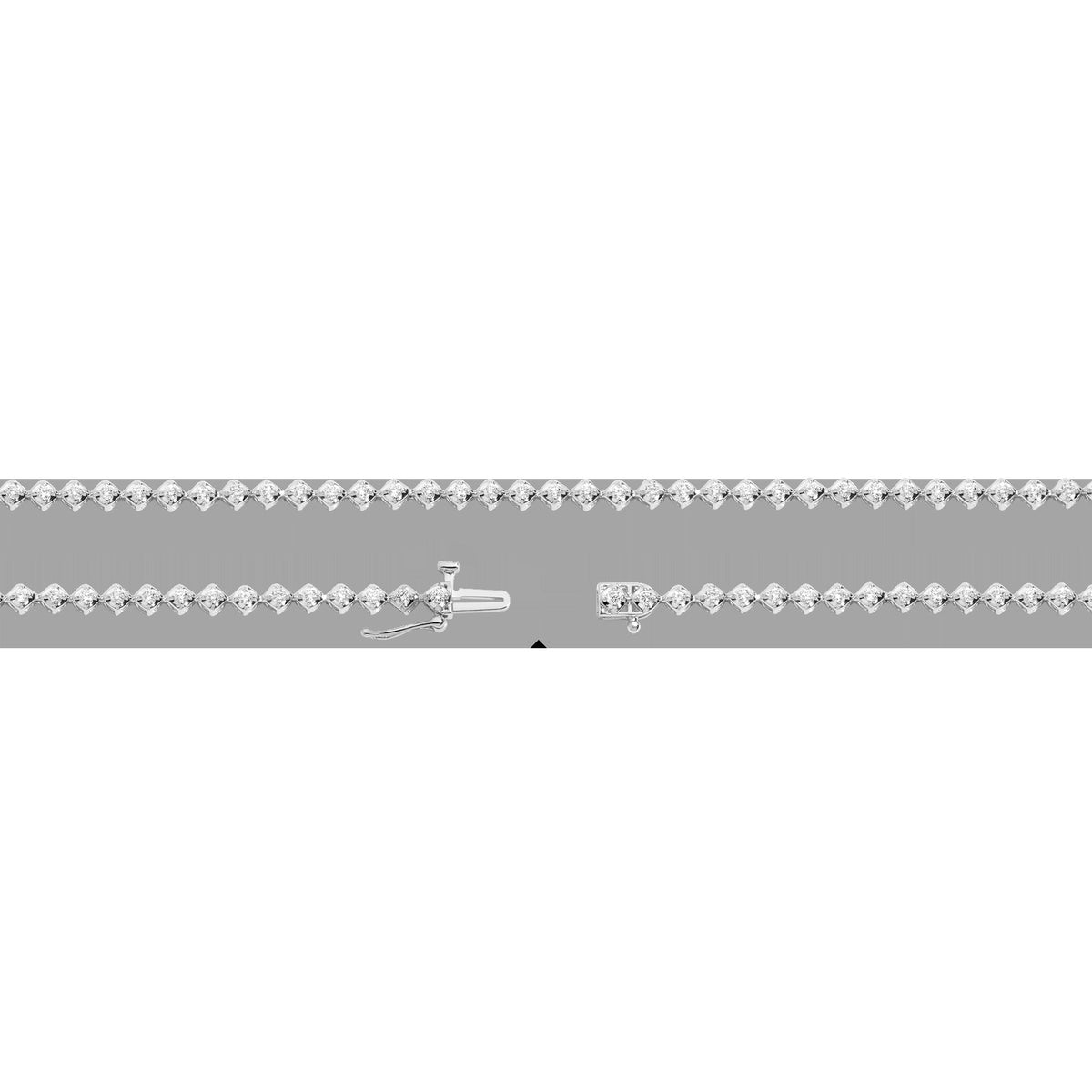 Petite Lab Grown Diamond Tennis Necklace