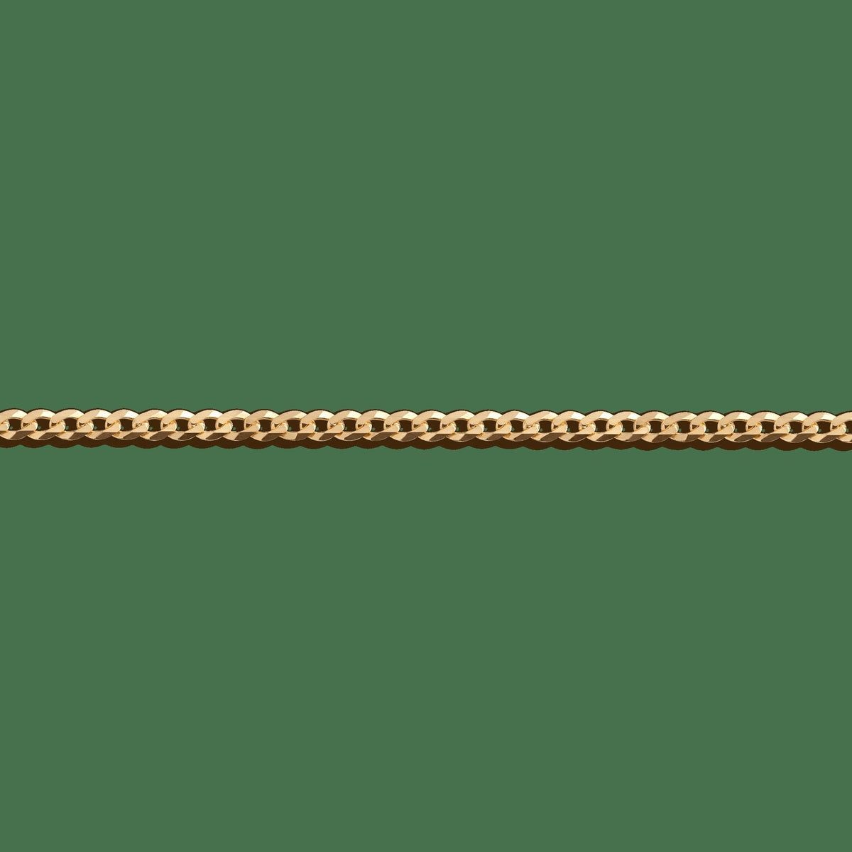 Large Gold Curb Chain Anklet