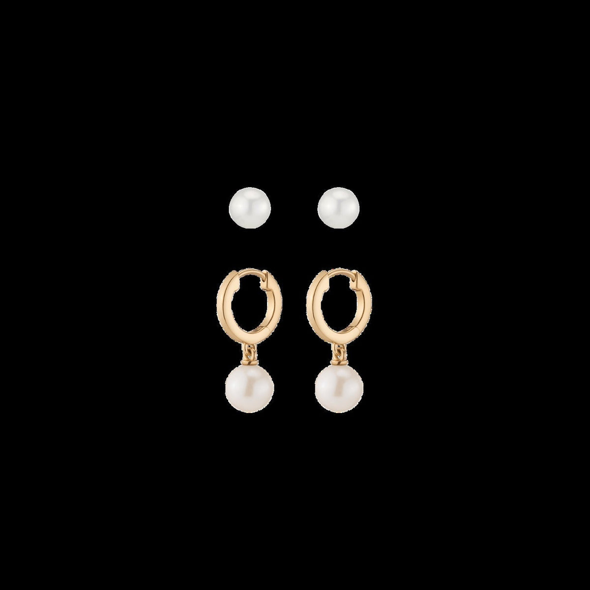 Pearl Earring Stack