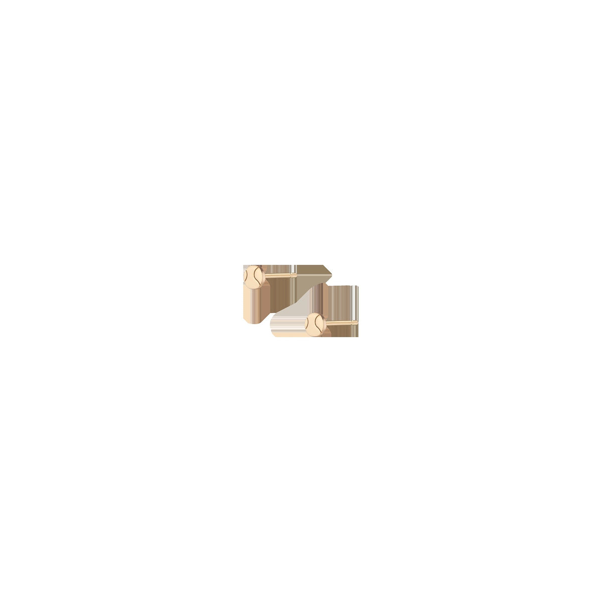 Aurate x Wilson: Tennis Ball Stud Earrings